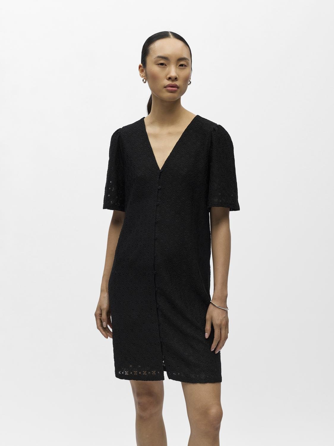 OBJLAILA Short Dress - Black - VERO MODA & VILA Bergvik